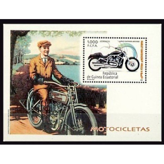 Guinea Ecuatorial 329 2004 Motocicletas HB MNH