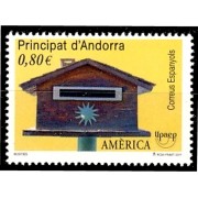 Andorra Española 389 2011 América - UPAEP Buzón del SXIX MNH Andorra Española 389 2011 América - UPAEP Buzón del SXIX MNH