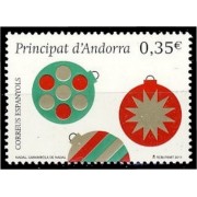 Andorra Española 390 2011 Carambola de Navidad MNH Andorra Española 390 2011 Carambola de Navidad MNH