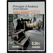 Andorra Española 391 2012 Fragua de Rosell Interpretación del hierro MNH Andorra Española 391 2012 Fragua de Rosell Interpretación del hierro MNH