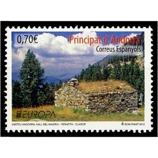 Andorra Española 393 2012 Europa Naturaleza Valle del Madriu MNH Andorra Española 393 2012 Europa Naturaleza Valle del Madriu MNH
