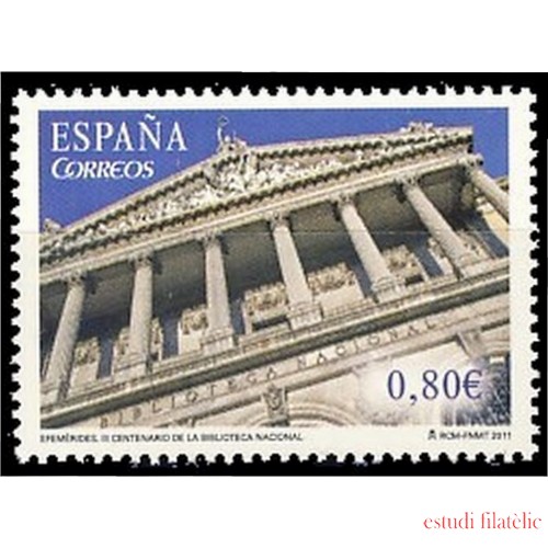 España Spain 4677 2011 Biblioteca Nacional Fachada Arquitectura MNH