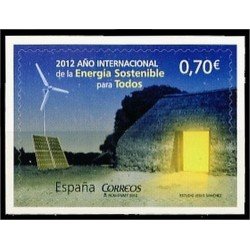 España Spain 4703 2012 Energía Sostenible Solar molino MNH España Spain 4703 2012 Energía Sostenible Solar molino MNH