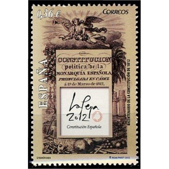 España Spain 4708 2012 Constitución de 1812 Portada MNH