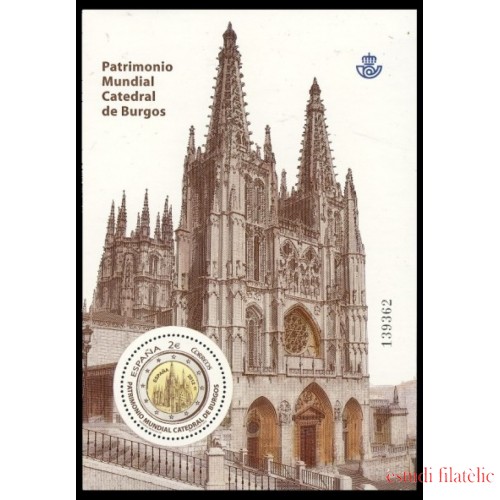 España Spain 4709 2012 Patrimonio Mundial Catedral de Burgos Religión Arquitectura MNH 