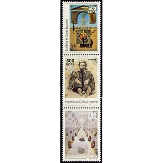 Guinea Ecuatorial 353/55 2005 Centenario del Nacimiento de Salvador Dalí Guinea Ecuatorial 353/55 2005 Centenario del Nacimiento de Salvador Dalí