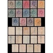 España Spain  267/80 1909-22 Alfonso XIII Medallón Usados