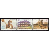 Guinea Ecuatorial 357/59 2005 Artistas y Escritores por la Paz MNH