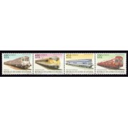 Guinea Ecuatorial 360/63 2005 Trenes MNH