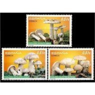 España Spain 4740/42 2012 Micología Naturaleza Flora Setas MNH
