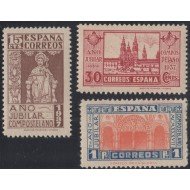 España Spain 833/35 1937 Año Jubilar Compostelano MNH