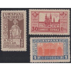 España Spain 833/35 1937 Año Jubilar Compostelano MNH