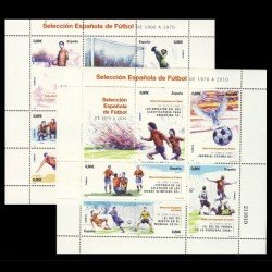España Spain 4665/66 2011 Selección Española de Fútbol 1900-2010 MNH España Spain 4665/66 2011 Selección Española de Fútbol 1900-2010 MNH