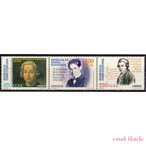 Guinea Ecuatorial 371/73 2006 Efemérides MNH