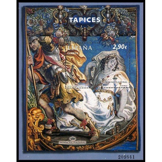 España Spain 4706 2012 Arte Tapicerías del Palacio Real Madrid SXVII MNH España Spain 4706 2012 Arte Tapicerías del Palacio Real Madrid SXVII MNH