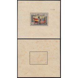 España Spain 766 1938 Hojita Constitución EEUU MNH España Spain 766 1938 Hojita Constitución EEUU MNH