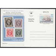 Guinea Ecuatorial Entero Postal 3 1997 Expo Filatélica Centenario del 98