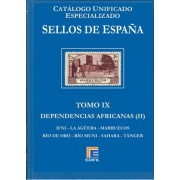 Catálogo Especializado España Edifil Sellos Dependencias Africanas Tomo IX (II)