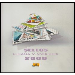 Libro Album Oficial de Sellos España y Andorra Año Completo 2006 Libro Album Oficial de Sellos España y Andorra Año Completo 2006