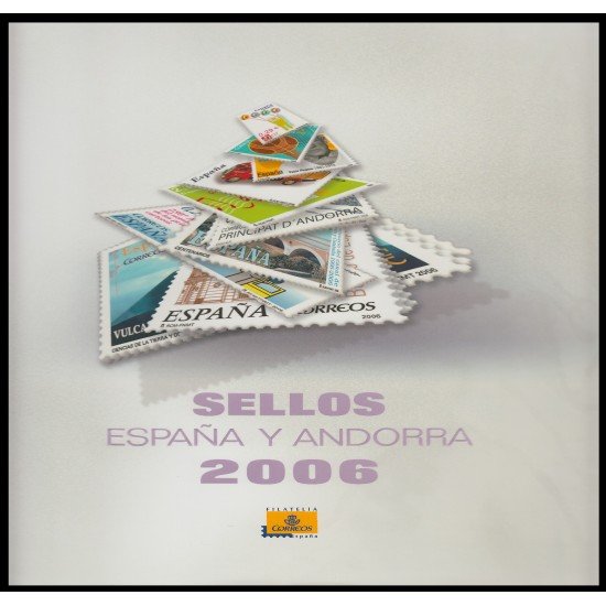 Libro Album Oficial de Sellos España y Andorra Año Completo 2006 Libro Album Oficial de Sellos España y Andorra Año Completo 2006