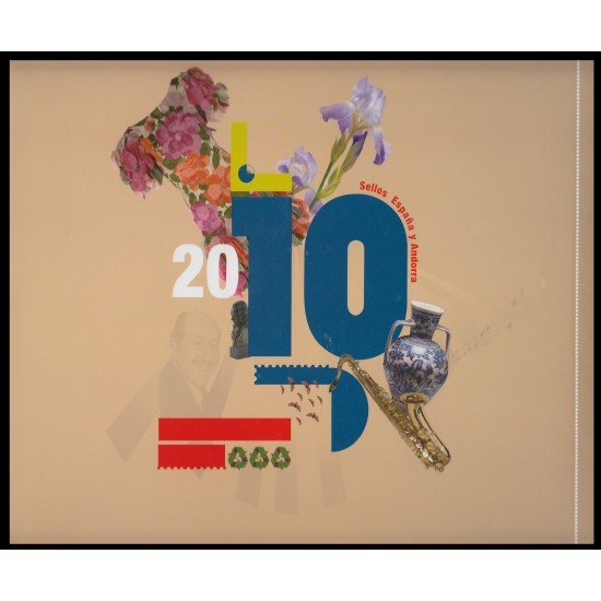 Libro Album Oficial de Sellos España y Andorra Año Completo 2010 Libro Album Oficial de Sellos España y Andorra Año Completo 2010