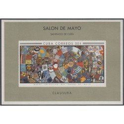 Cuba HB 29 1967 Salón de Mayo MNH
