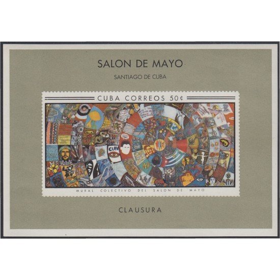 Cuba HB 29 1967 Salón de Mayo MNH Cuba HB 29 1967 Salón de Mayo MNH