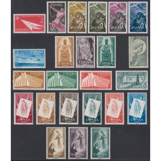 España Spain Año Completo Year Complete 1956 - 1957 MH España Spain Año Completo Year Complete 1956 - 1957 MH
