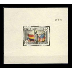 España Spain 764 1938 Hojita Constitución EEUU MNH España Spain 764 1938 Hojita Constitución EEUU MNH