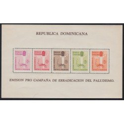Rep. Dominicana HB 25 1962 Erradicación del Paludismo MNH