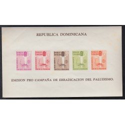 Rep. Dominicana HB 25 1962 Erradicación del Paludismo MNH Rep. Dominicana HB 25 1962 Erradicación del Paludismo MNH