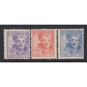 España Spain 954/56 1942 San Juan de la Cruz MNH