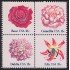 FL1/S Estados Unidos EEUU Nº 1308/11 1981 Flora Flores Nuevos, sin fijasellos MNH