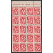 Andorra Española 58 Bl. 20 ( 45/58 ) 1948-53 FLORA FAUNA Ardilla Squirrel MNH Andorra Española 58 Bl. 20 ( 45/58 ) 1948-53 FLORA FAUNA Ardilla Squirrel MNH