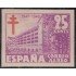 España Spain 1019s (1017/19s) 1947 Pro Tuberculosis Cruz de Lorena MH