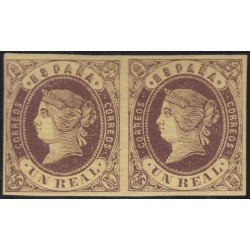 España Spain 61 Pareja 1862 Isabel II MH España Spain 61 Pareja 1862 Isabel II MH