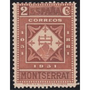 España Spain 637 ( 636/49 ) 1931 Monasterio de Montserrat MNH