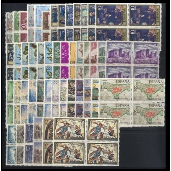 España Spain Año Completo Year Complete 1972 BL.4 MNH España Spain Año Completo Year Complete 1972 BL.4 MNH
