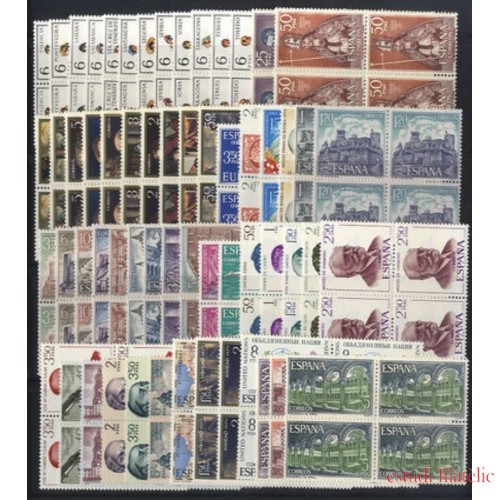 España Spain Año Completo Year Complete 1970 BL.4 MNH