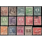 Andorra Española 28/44 1935-43 Nº 37 y 41 no existen no circularon Paisajes de Andorra Usados Andorra Española 28/44 1935-43 Nº 37 y 41 no existen no circularon Paisajes de Andorra Usados