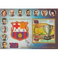 Guinea Ecuatorial Equatorial Guine 1974 75º Aniversario F.C. Barcelona Barça  Cruyff
