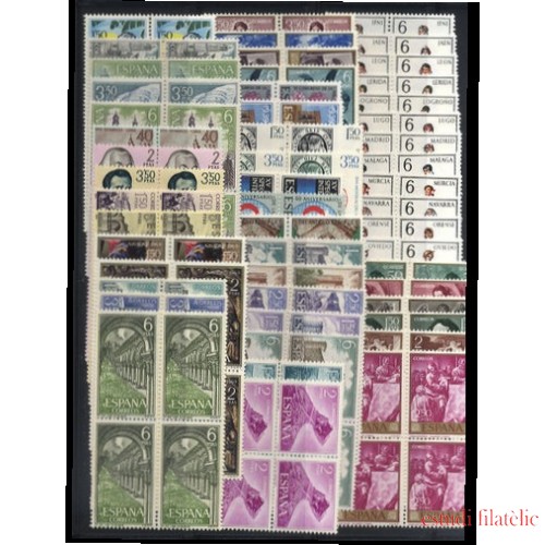 España Spain Año Completo Year Complete 1969 Bl.4 MNH