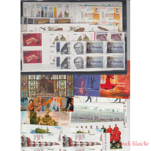 España Spain Año Completo Year Complete 2008 Bl.4 MNH