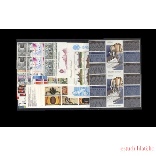 España Spain Año Completo Year Complete 1989 Bl.4 MNH