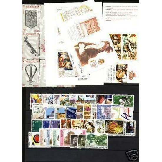España Spain Año Completo Year Complete 1990 Bl.4 MNH España Spain Año Completo Year Complete 1990 Bl.4 MNH