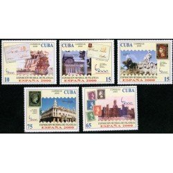 Cuba 3889/93 2000 2000 Exposición Mundial Filatélica MAdrid 2000 MNH Cuba 3889/93 2000 2000 Exposición Mundial Filatélica MAdrid 2000 MNH