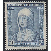 Chile 230 1952 V Centenario del Nacimiento de Isabel La Católica MNH