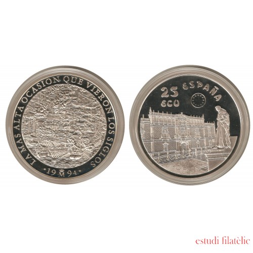 España Spain Monedas 1994 Cervantes Colección completa plata