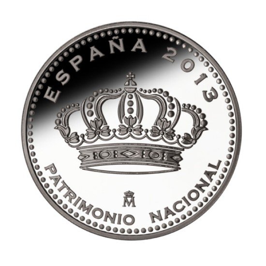 España Spain 2013 5 euros Palacio Real de la Almudaina Plata Ag España Spain 2013 5 euros Palacio Real de la Almudaina Plata Ag