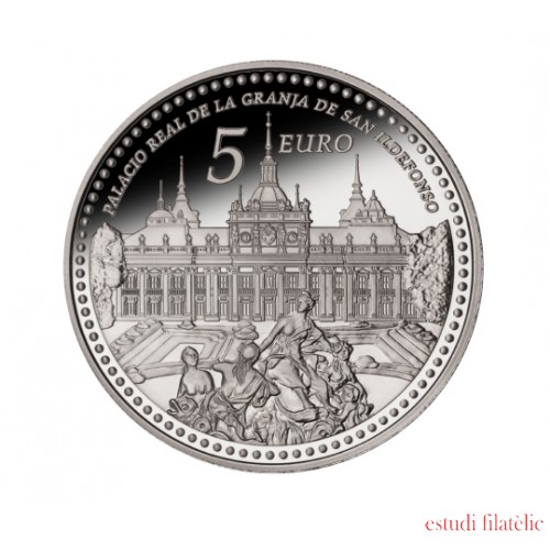 España Spain Euros conmemorativos 2013 Palacio Real Granja de S.Ildefonso 5 eur.